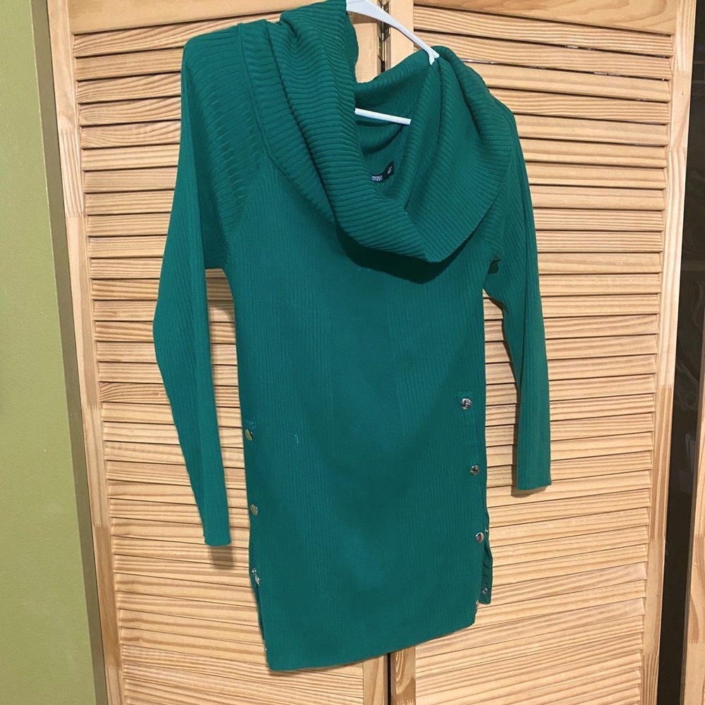 Green sweater
